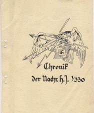 Chronicle (Diary) for a Hitler Jurgend Signals Unit image 1