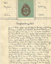 Chronicle (Diary) for a Hitler Jurgend Signals Unit image 3
