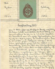 Chronicle (Diary) for a Hitler Jurgend Signals Unit image 3