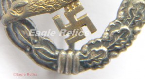 Fallschirmschützenabzeichen der Luftwaffe – Luftwaffe Paratroopers Badge. image 3
