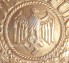 Kriegsmarine Buckle- leather tab-Eagle over “M”- R.S.&S. image 3