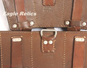 A Superb Matched Pair of Brown Ammunition Pouches image 4