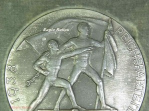 Nurnberg Reichsparteitag  table medal 1938 image 6