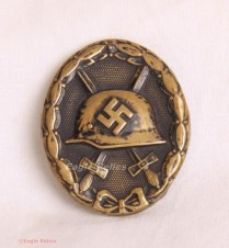 Verwundetenabzeichen 1939 in Schwarz – Wound badge 1939 in Black. L/53 HYMMEN image 1