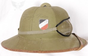 Green Coloured 1st Pattern Luftwaffe “Afrika” Tropenhelm image 5