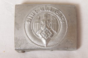 HJ Koppelschloß – HJ Buckle with RZM tag image 1