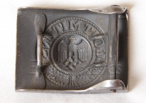 Mid-Late war Army/ Coastal Artillery Buckle and Belt. image 3