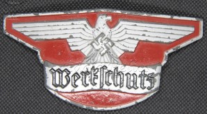 Werkschutz Breast Eagle / Gorget Badge image 1