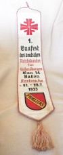 Celebratory Banner for one of the largest Sports Festivals in 1935 image 1