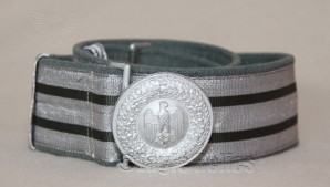 Wehrmacht  Heer Koppel und Koppelschloß – Army Officer’s Dress Brocade Belt & Buckle image 1