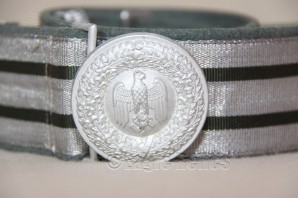 Wehrmacht  Heer Koppel und Koppelschloß – Army Officer’s Dress Brocade Belt & Buckle image 2