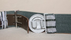 Wehrmacht  Heer Koppel und Koppelschloß – Army Officer’s Dress Brocade Belt & Buckle image 3