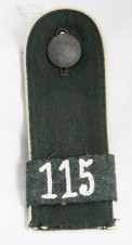 Wehrmacht Heer Schulterklappen – Single Strap – 115th Infantry Regt image 1