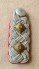 Oberst (colonel) single slip on artillery shoulder board image 1