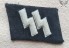SS moleskin runic collar patch image 1