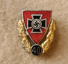 NSKOV 40 year badge for WW1 veterans image 1