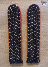 Railway sew in shoulder board pair image 1