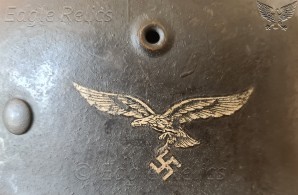 M42 Single Decal Luftwaffe Helmet image 2