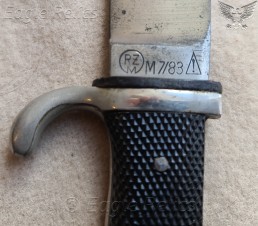 Transitional HJ camp knife by Richard Plumacher & Sohn – M7/83! image 4