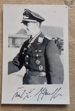 Karl Ludwig Johanssen Radio Operator Me110 Knights Cross signature image 1