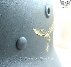 M40 Single Decal Luftwaffe Combat helmet image 6