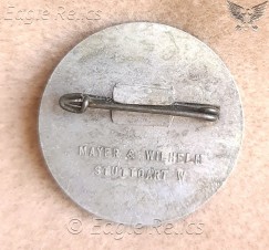 1st may 1936 Maker marked tinnie/day badge image 2