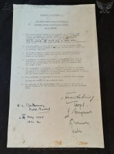 A quality copy of the surrender of Germany in Holland & Denmark image 1