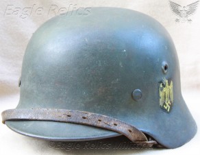 Single Decal M40 Army Combat Helmet. image 1