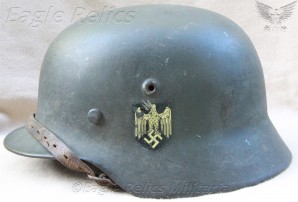 Single Decal M40 Army Combat Helmet. image 2