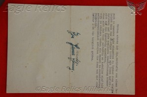 Pair of NSDAP letters regarding an ill child – image 5