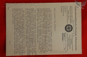 Pair of NSDAP letters regarding an ill child – image 2