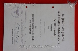 Luftwaffe document & Medal grouping to Johann Rossmann image 8