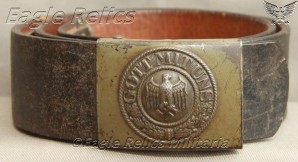 Veteran acquired Army Buckle & Belt set *superb* image 1
