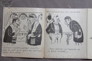 An antisemetic unique French comic book style leaflet image 3