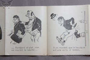 An antisemetic unique French comic book style leaflet image 4