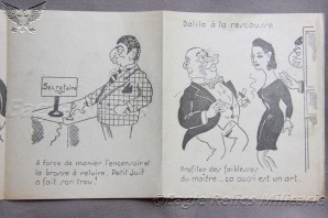 An antisemetic unique French comic book style leaflet image 6