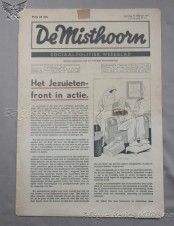Extremely rare anti-Semitic Dutch newspaper – “De Misthoorn”, image 1