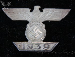Spange 1939 zum EKI Klasse 1914 mit Etui –  Boxed 1st Class Spange to the Iron Cross image 2