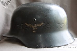 Luftwaffe DD Combat Helmet – Very Rare Variant image 2