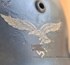 Luftwaffe DD Combat Helmet – Very Rare Variant image 4