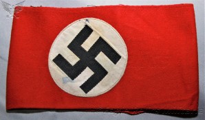 All Wool Early Quality NSDAP – Party Armband image 1