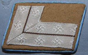 A Pair of HauptStellenleiter Orts Level collar patches image 3