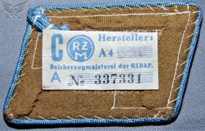 A Pair of HauptStellenleiter Orts Level collar patches image 4