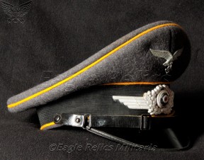 Luftwaffe flight NCO visor cap *Extremely Rare Maker image 5