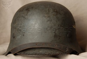 Luftwaffe M42 Single Decal Combat Helmet *Exceptional* image 5