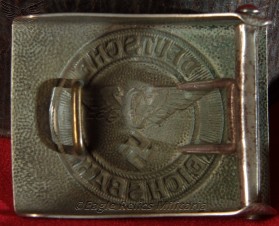 1935 Bahnschutzpolizei Nickel Buckle & Correct Belt image 4