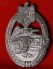 Panzerkampfabzeichen in Silber -Silver Panzer Assault  Badge image 1