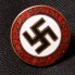 *Extremely* Rare full maker marked 18mm  NSDAP Party Badge image 1