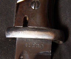 Early K98 Matching numbered Bayonet with frog image 7