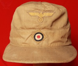 Kriegsmarine Tropenfelddienstmütze –  Kriegsmarine M.41 Tropical Field Cap. image 2